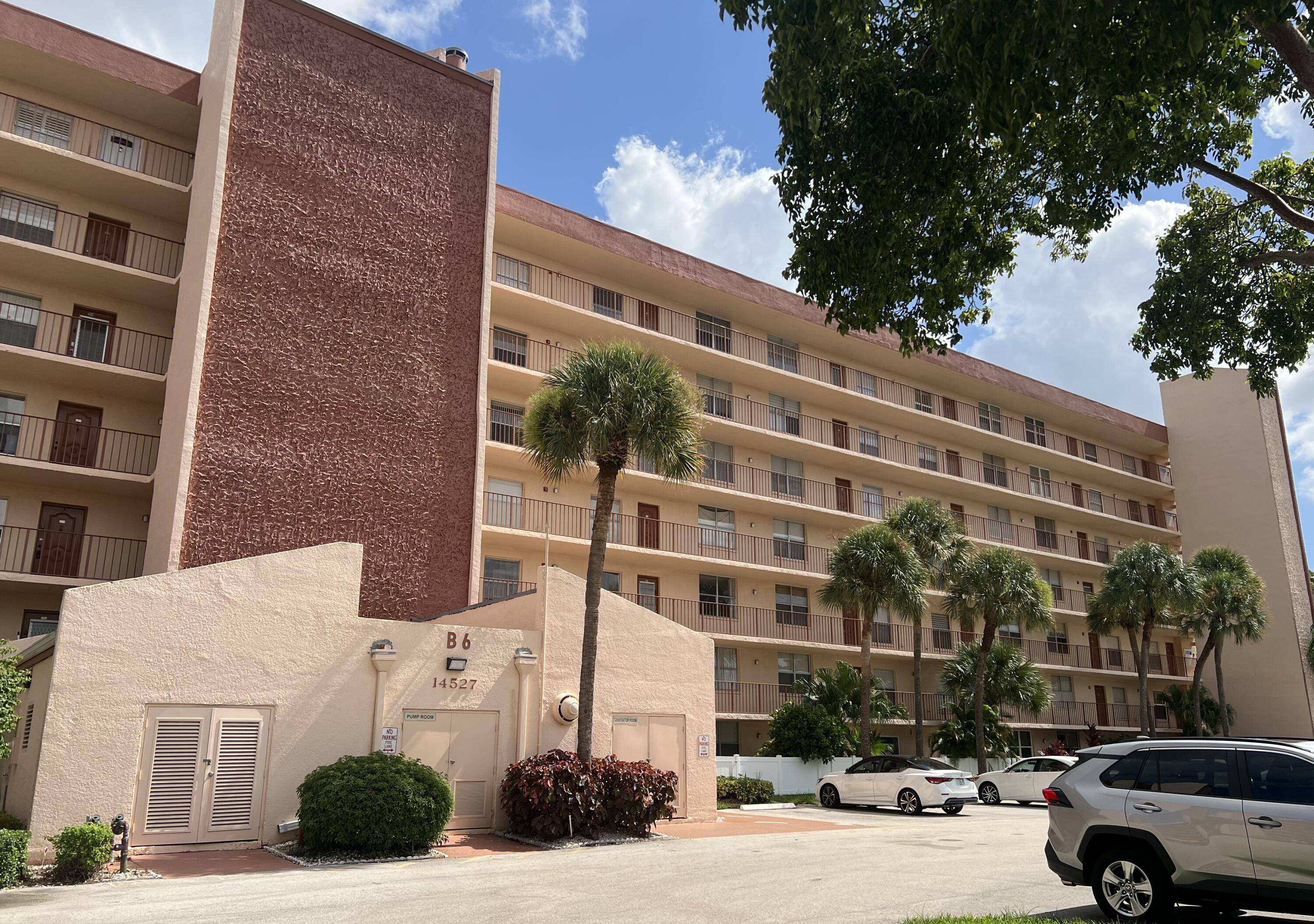 2 bedroom, 2 bath condo on the 4th floor with Granite countertops, tiled kitchen and bathrooms, carpeted in living area and bedrooms.