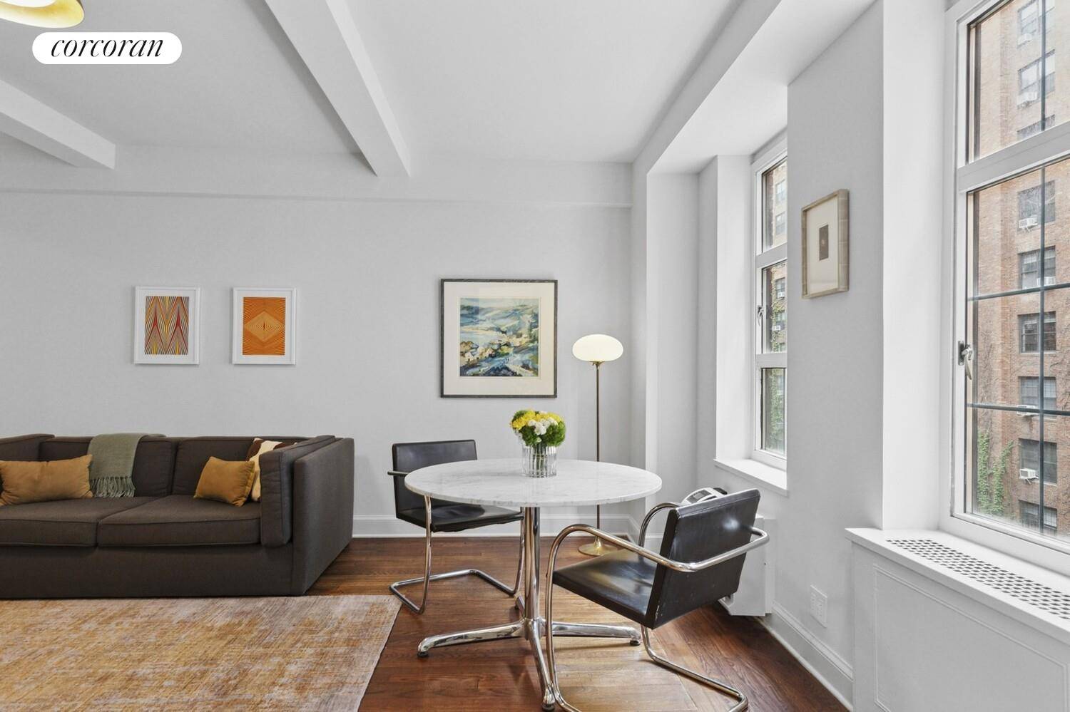 Spacious amp ; Serene Alcove Studio at Iconic London Terrace.