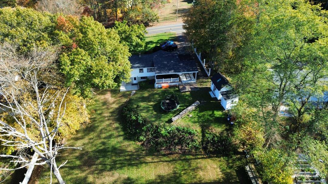 This ranch style sits on a generous lot and has a nicely landscaped backyard.