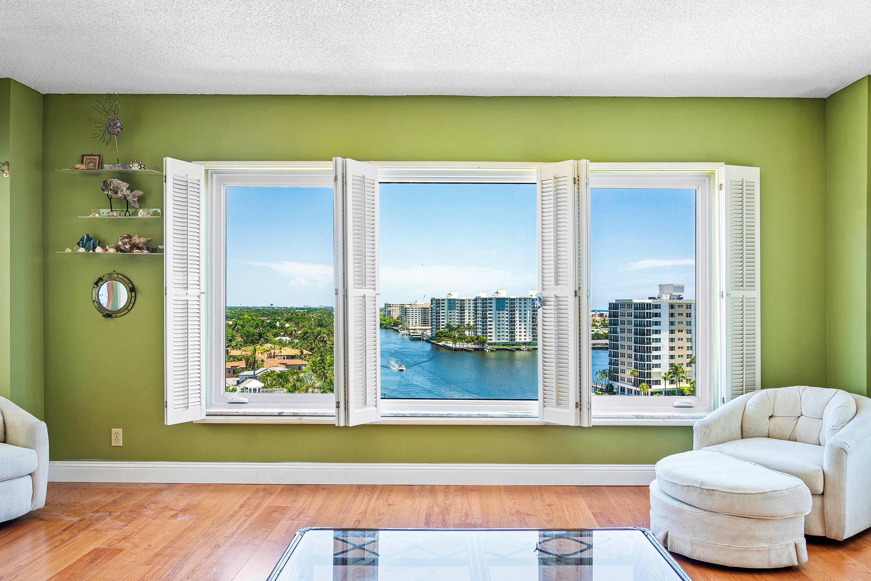 11th floor, 2 2 with waterfront views of the ICW and the Atlantic Ocean.