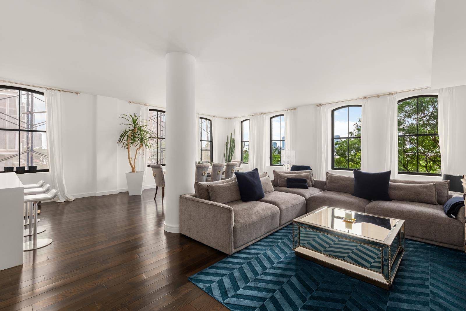 Western and Southern exposures, 10 foot ceilings and beautiful 5 wide plank hardwood oak floors throughout create a luxurious space filled with natural light at this corner residence at 250 ...