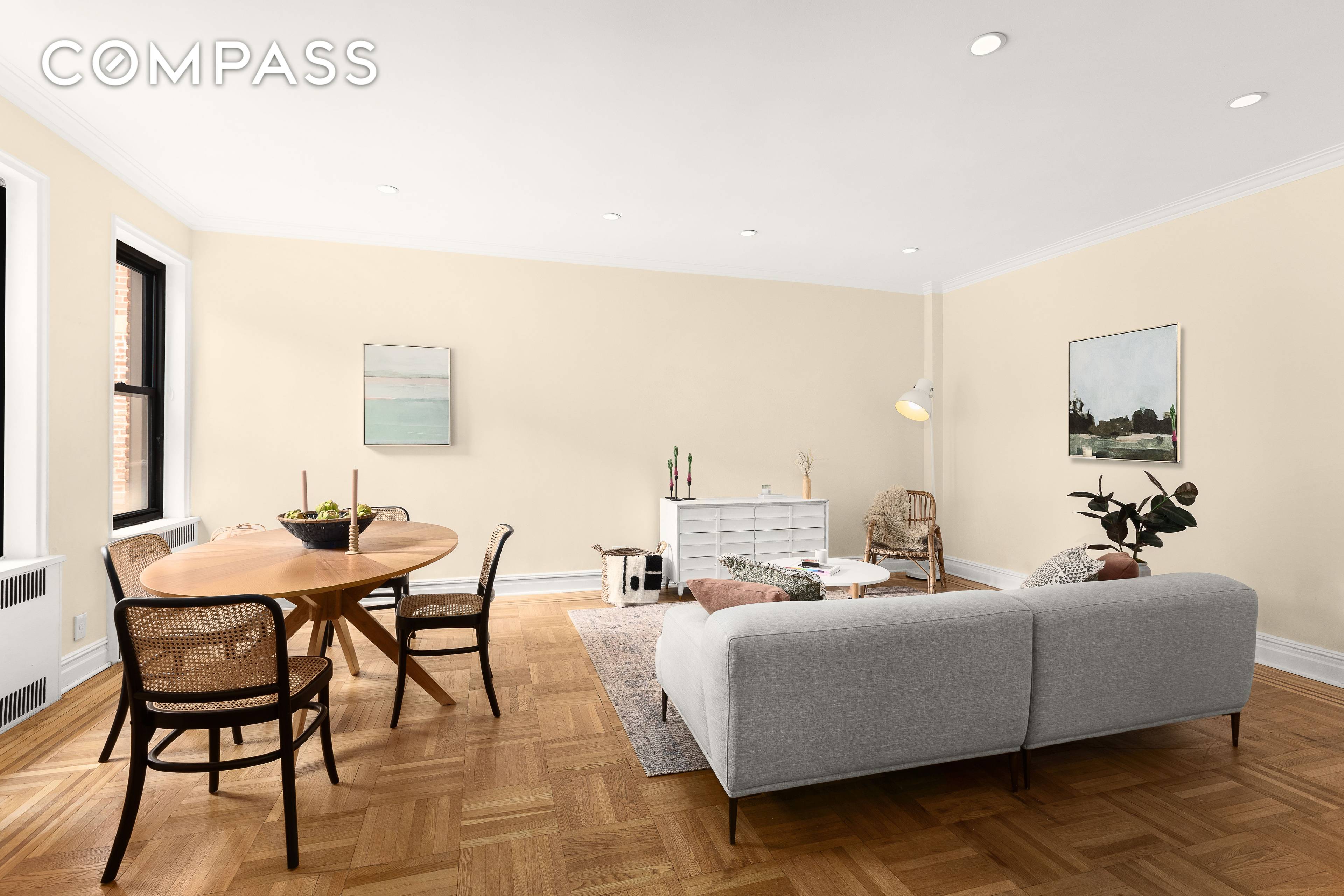 Located around Grand Army Plaza this lovely top floor renovated studio is in one of Prospect Heights most sought after full service doorman co op buildings.