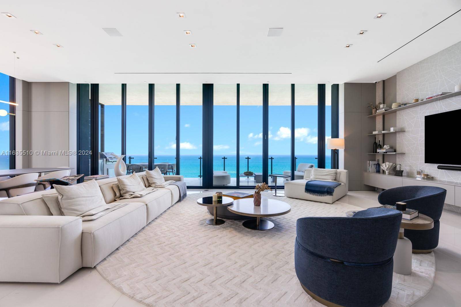 Experience oceanfront luxury living at its finest in this meticulously upgraded premier residence located at Muse Condo, Sunny Isles Beach.