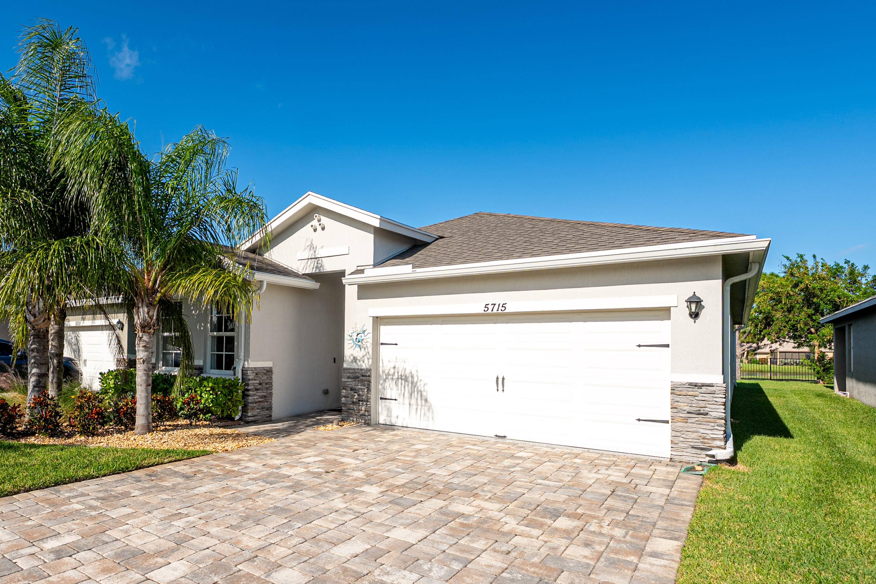 Built in 2020, this gated community home offers 3 beds, 2 baths, plus a flex room with a door that functions as a 4th bedroom and fits a king bed.