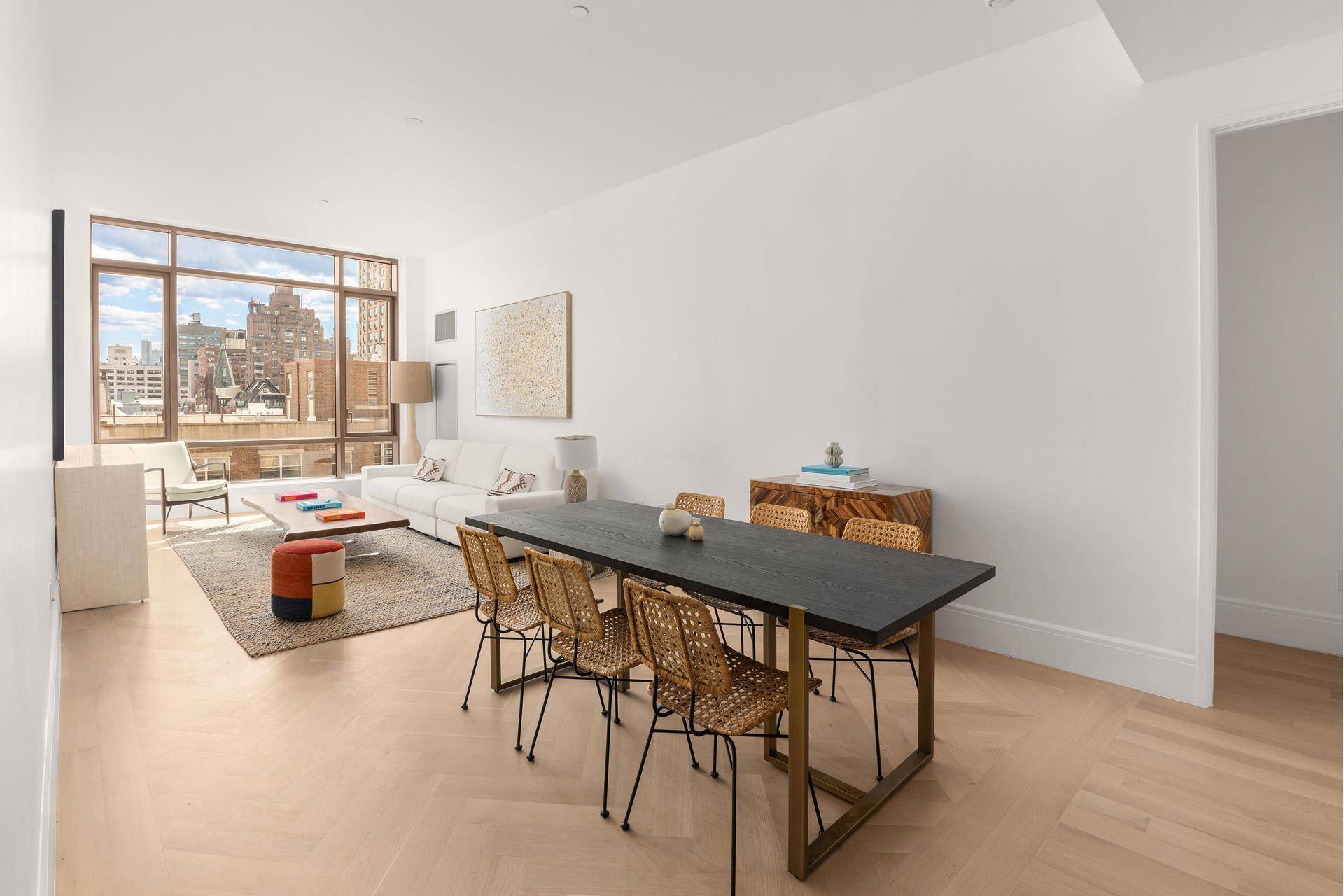 IMMEDIATE OCCUPANCY. Residence 7H offers a radiant 2 bedroom, 2.