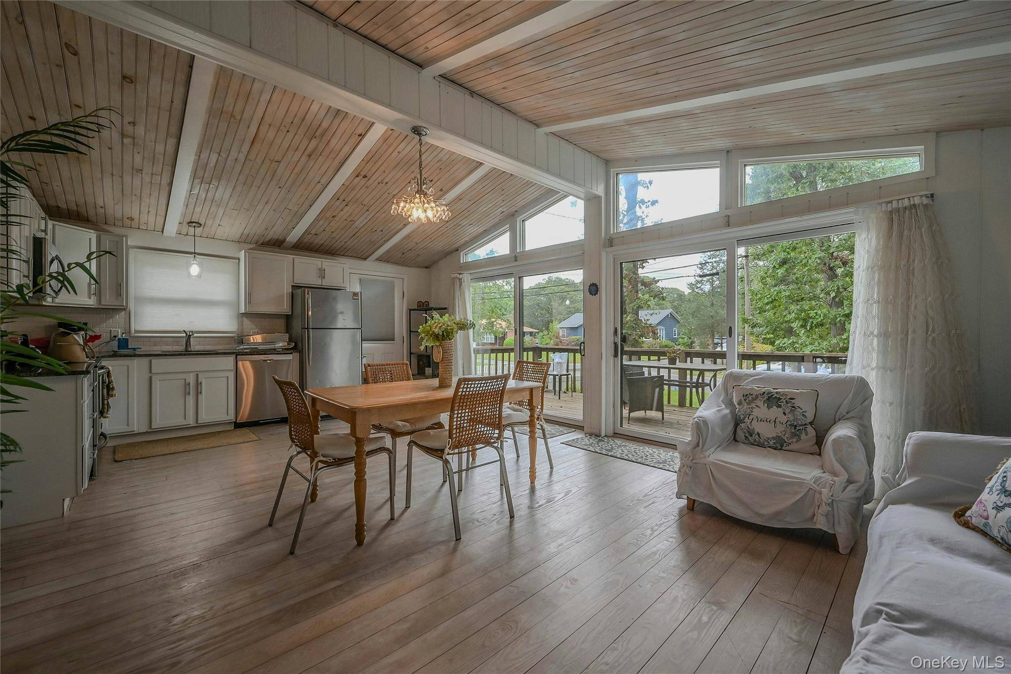Escape to a charming A Frame bungalow that blends modern comfort with tranquil, outdoorsy vibes available year round in beautiful Laurel.