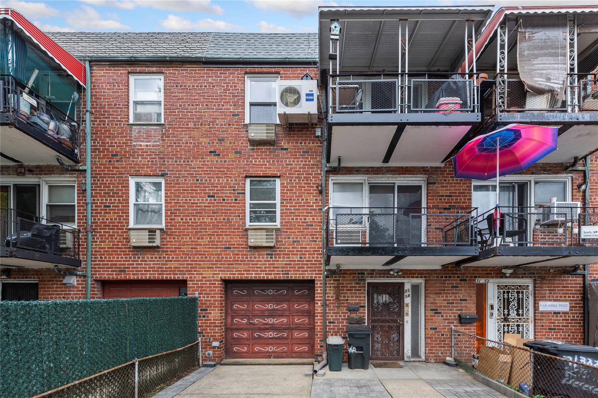 Classic 663 plus basement attached block with brick house in Flushing Kew Gardens Hills.