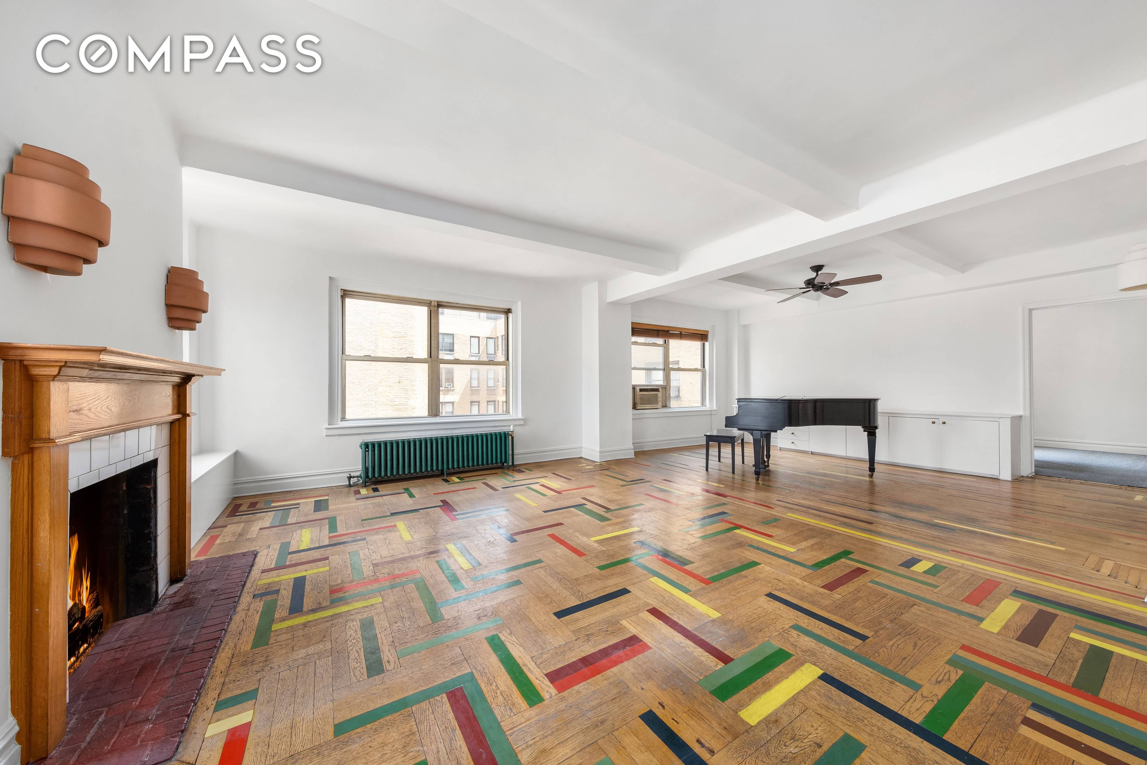 Located directly across from Central Park, this spacious corner residence at The Bolivar offers the layout and scale of a true 2 bedroom, 2 bath home.