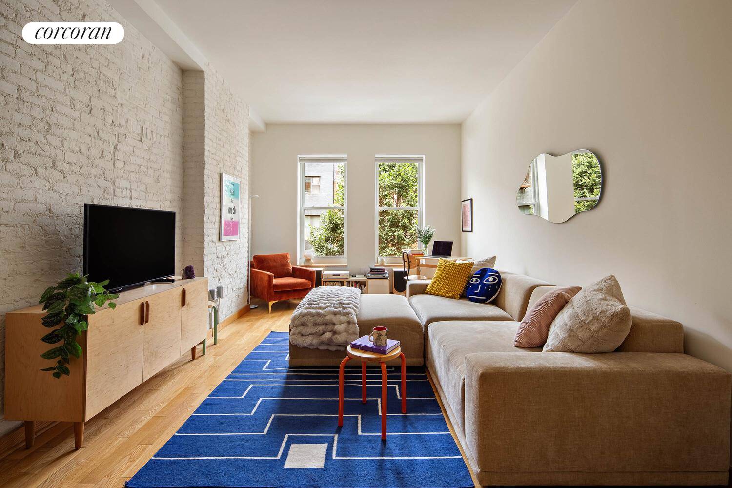 Lofty One Bedroom Retreat Nestled in the Heart of Bushwick Welcome to this stunning, oversized one bedroom, one bathroom condominium nestled on a quintessential tree lined street in the heart ...