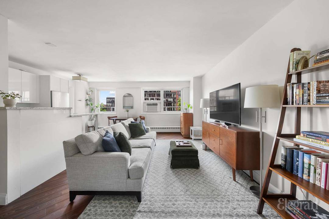 Welcome to Apartment 6E, a bright and airy turnkey 1 bedroom where you can step in and truly feel at home.