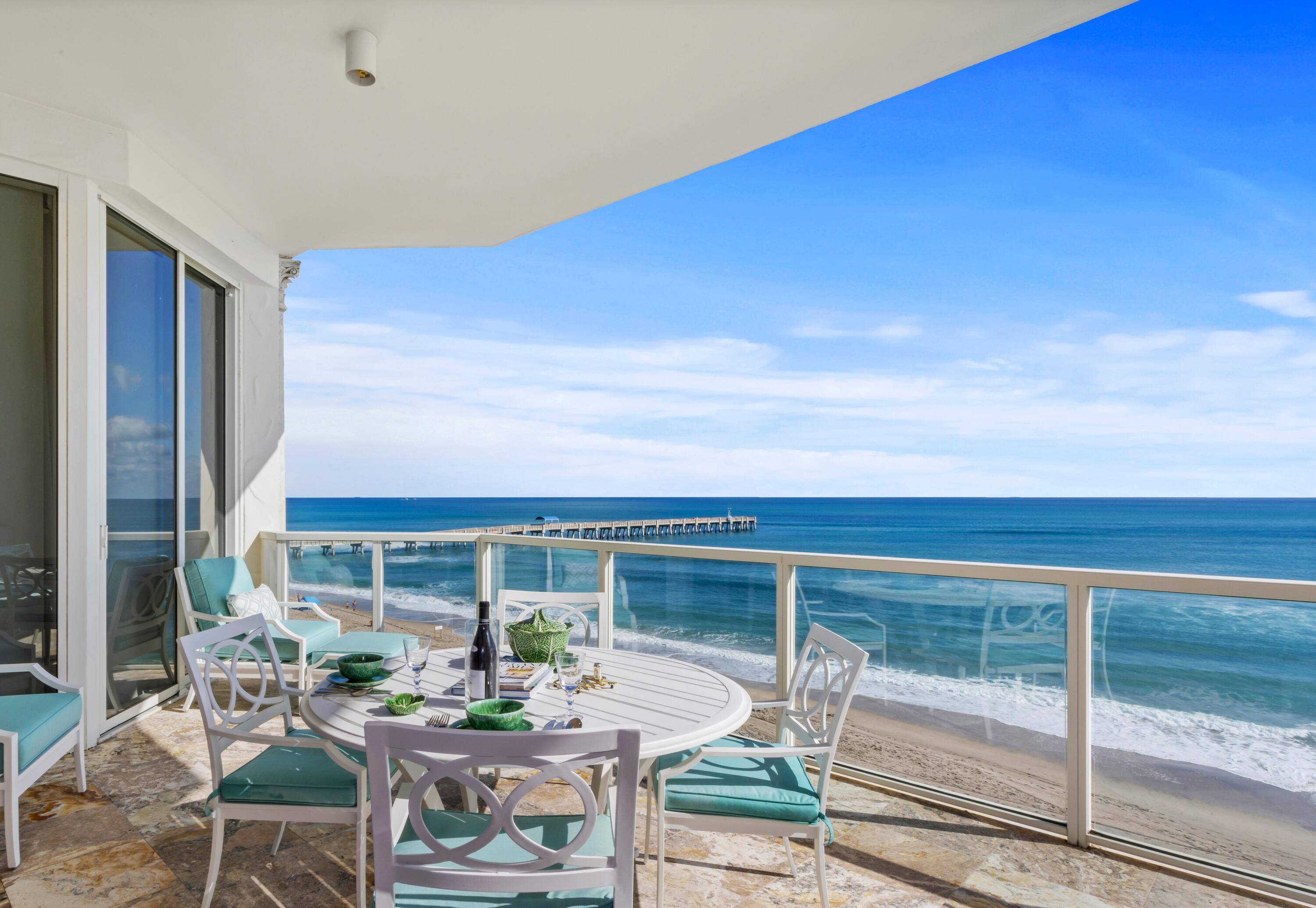 Extraordinary direct ocean condo newly renovated and fully furnished at Bellaria.