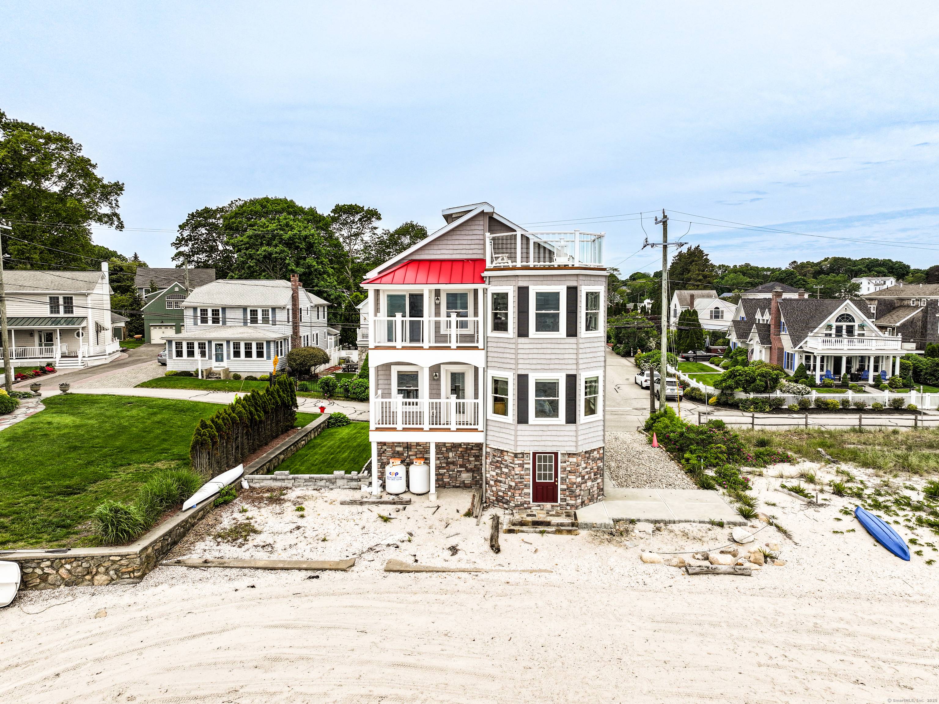 Beachside Living at Its Best Modern Comfort Meets Coastal Charm Nestled just steps from the sandy shoreline, this stunning beach house offers front row seats to breathtaking sunrises and the ...