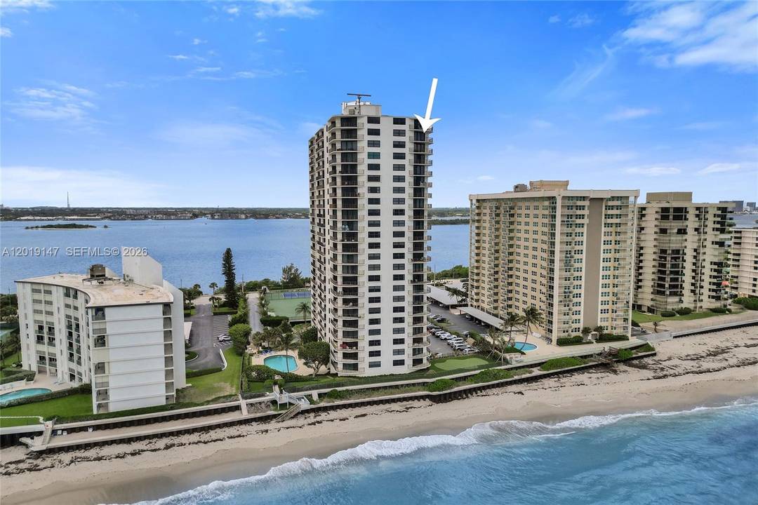 Wake up to breathtaking sunrises and endless open ocean views from this stunning 2 bedroom, 2 bathroom beachfront residence located in an exclusive private building with direct private beach access.