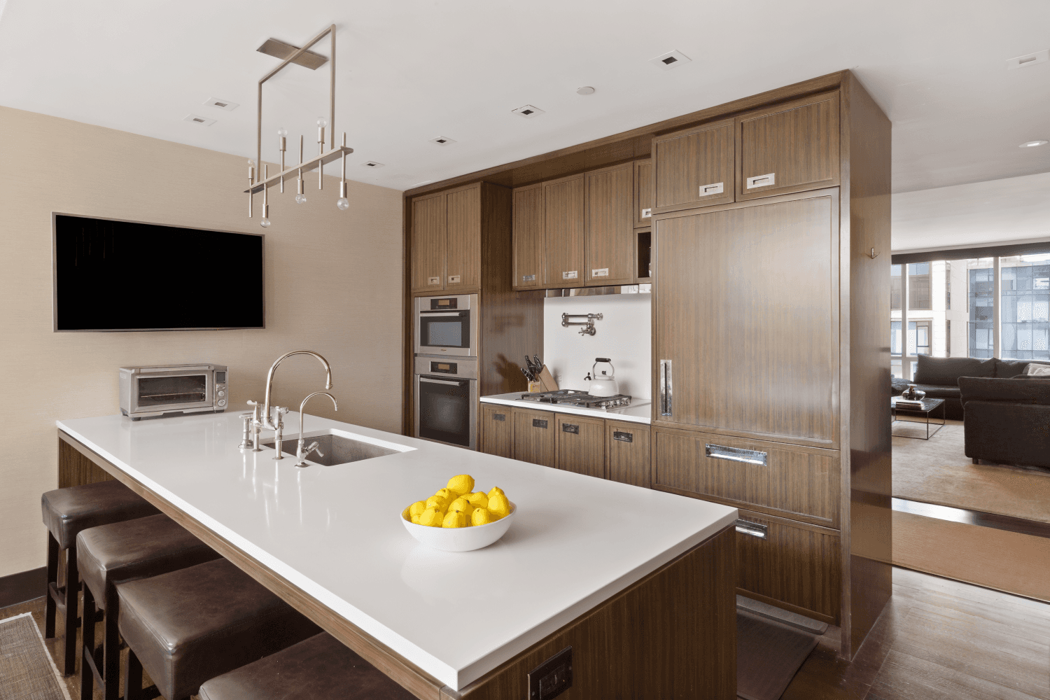 Available for rent 35, 000 or for sale 7, 000, 000, this expansive and sunny condominium home, with 10 foot ceilings, boasts over 2, 700 usable square feet.