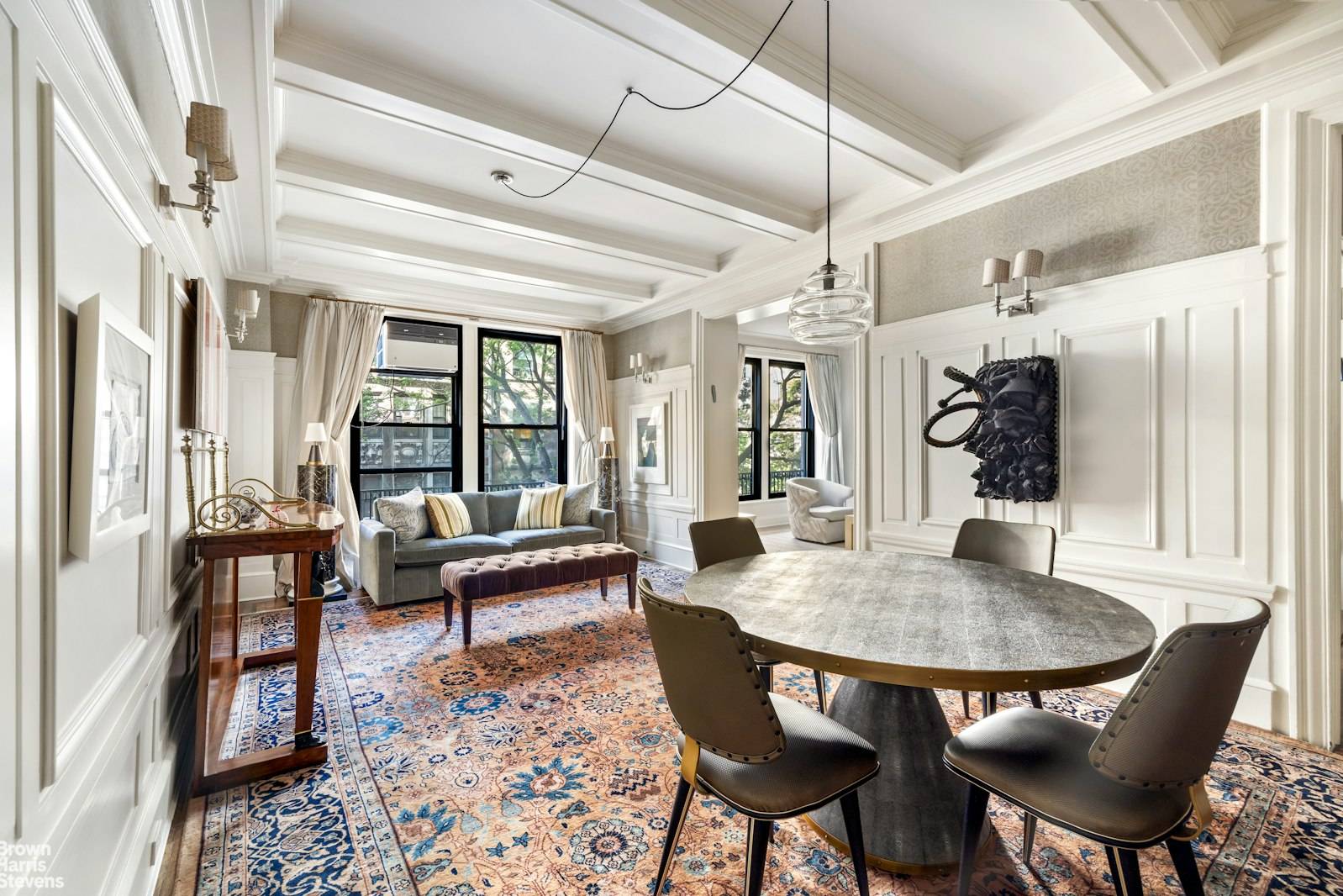 A gracious, turn of the century corner residence offering three spacious bedrooms and a dedicated home office, all within a full service building in a prime Upper West Side location.