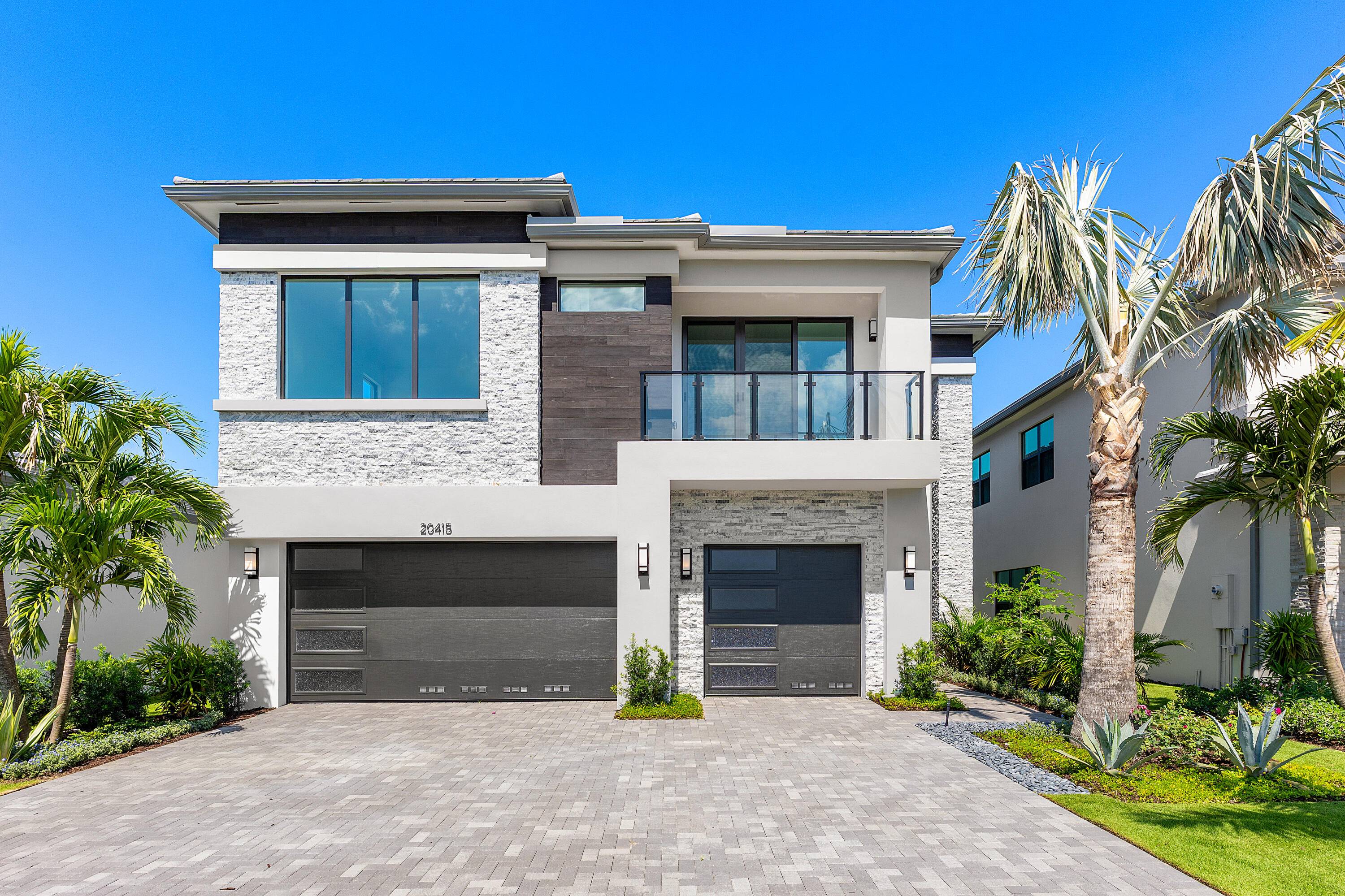 Quick Delivery ! Stunning Contemporary Home in Lotus Edge Boca Raton.