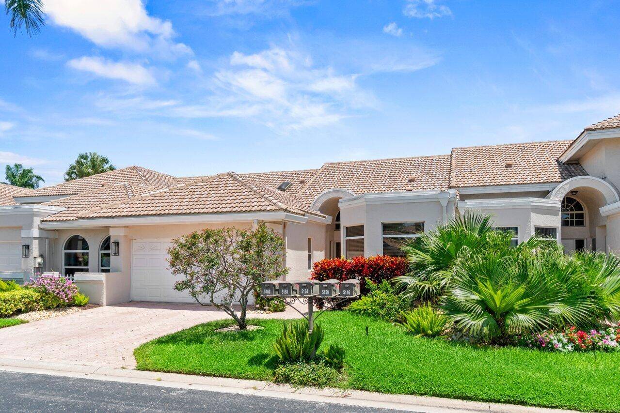 Don't miss this beautiful and inviting one story townhome, ideally located just a short walk from the clubhouse !