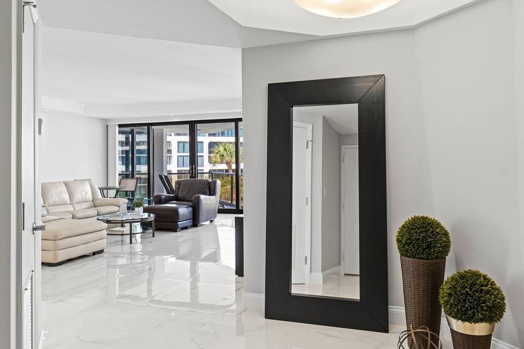 Enjoy spectacular sunrise to sunset views from three balconies in this beautifully renovated 2 bedroom, 2.