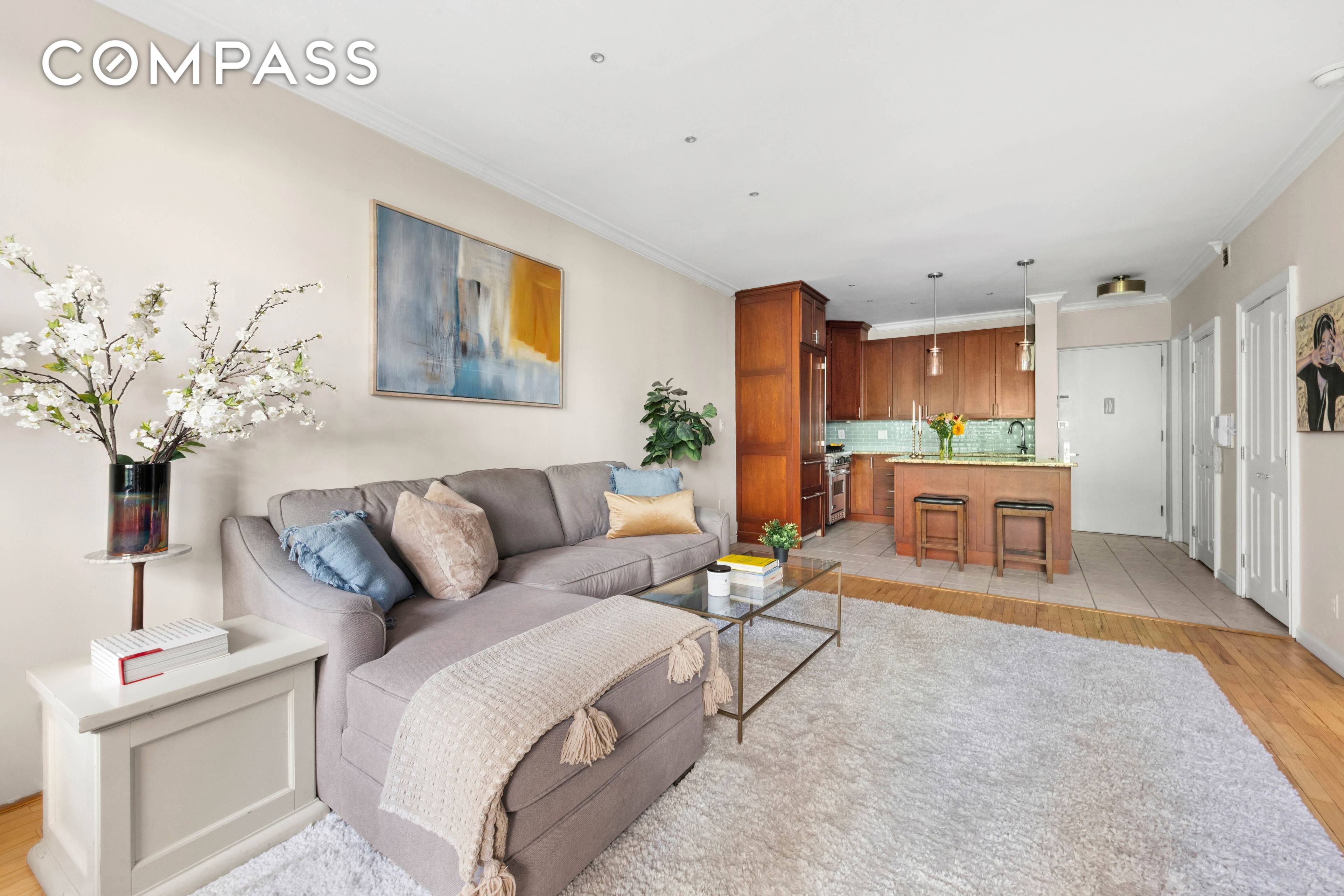 A Quiet Retreat on Perry Street Welcome to Residence 2H at 167 Perry Street a peaceful home overlooking a lush garden with leafy treetop views, offering a quiet retreat from ...
