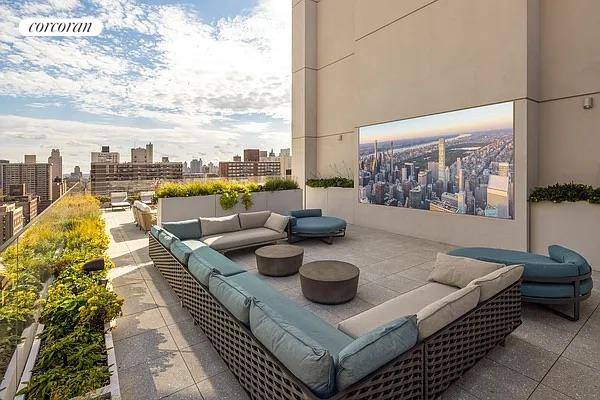 Welcome to Residence 5B, a thoughtfully designed 734 square foot one bedroom, one and a half bath home featuring a welcoming entry foyer, north facing floor to ceiling casement windows, ...