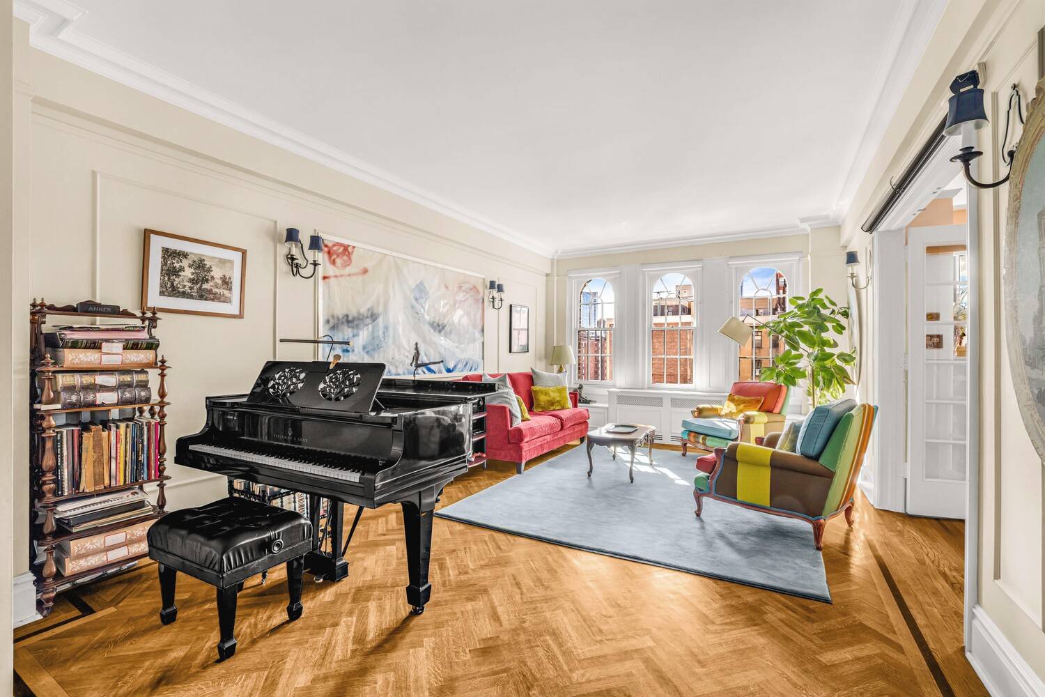Sun Filled Prewar 3 Bedroom Perched on the 14th floor of The Rousseau, a distinguished Emery Roth designed prewar condop, this sun filled three bedroom, three bath residence offers a ...