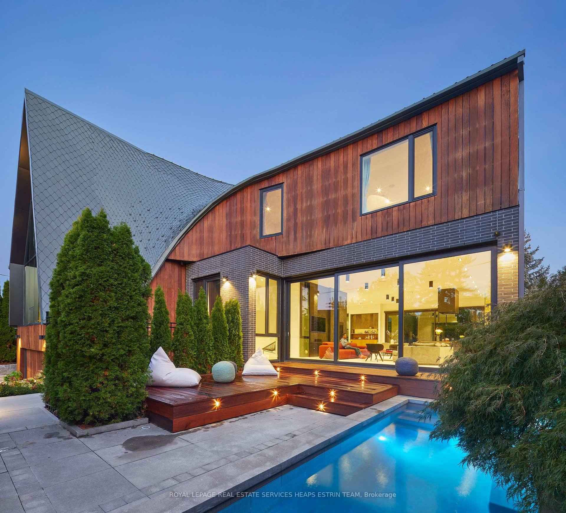 A spectacular once in a lifetime architectural home, ideally located on a quiet block in Lawrence Park.