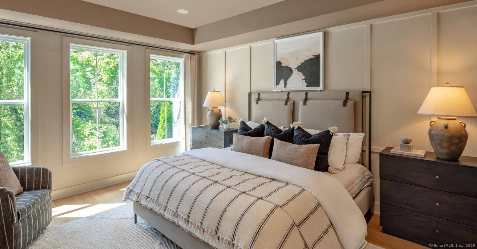 Soaring ceilings and graceful details define the Albrecht's thoughtful design.