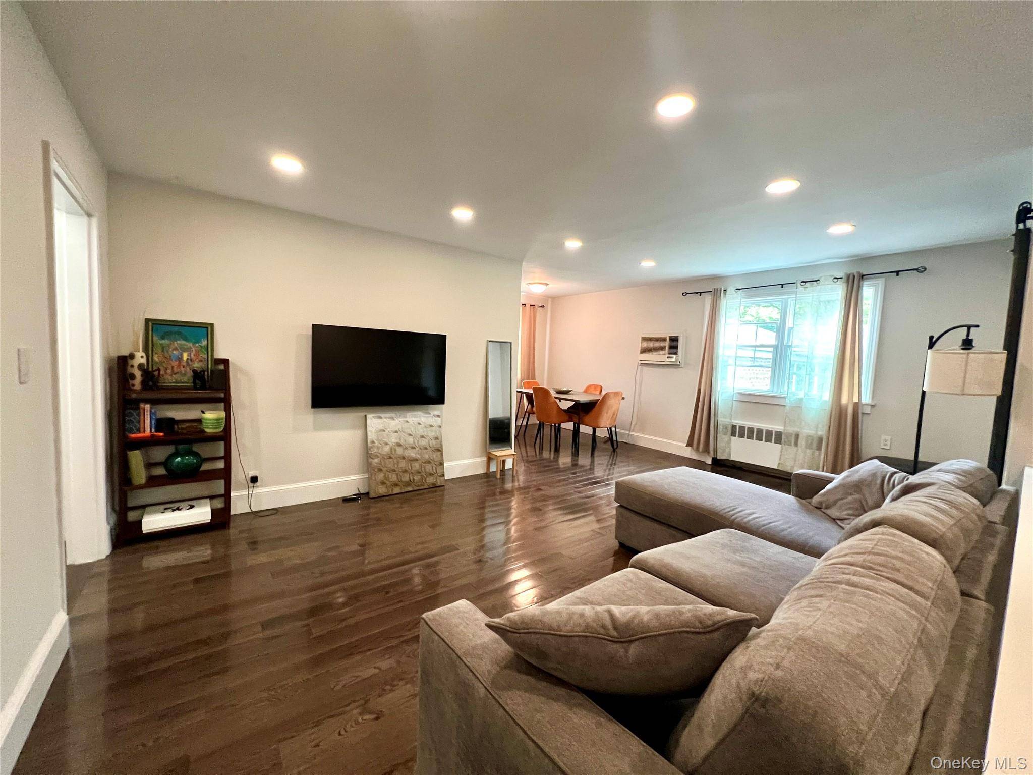 This beautifully renovated 2 bedroom, 1 bath Co op in Alley Pond is situated on a tranquil tree lined street, offering ample parking.