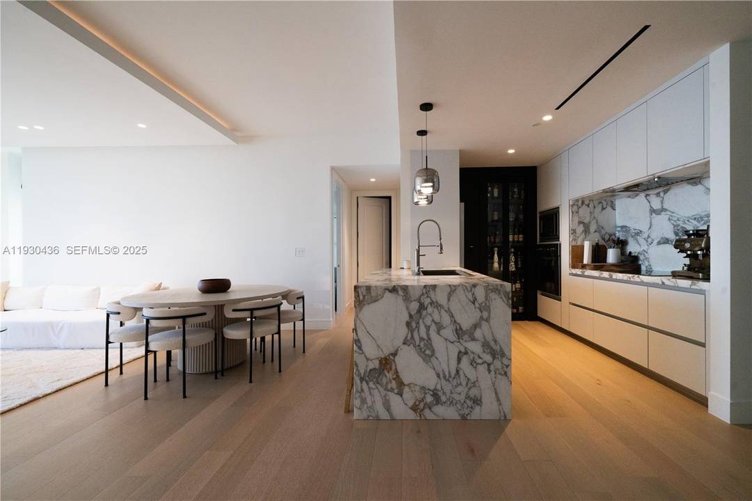 The only two bedroom residence with direct water views currently available at Four Seasons Private Residences Miami and the sole A line on the market.