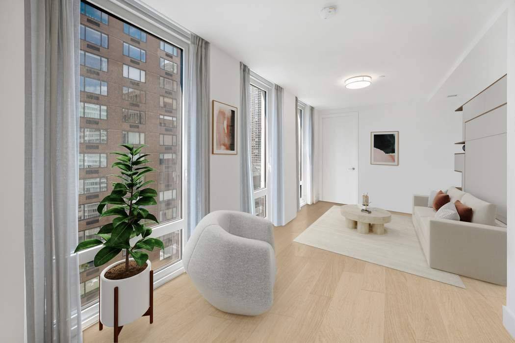 Welcome to Residence 16D at 15 West 61st Street a sun drenched, south facing studio in one of Manhattan s most refined full service condominiums, just moments from Central Park ...