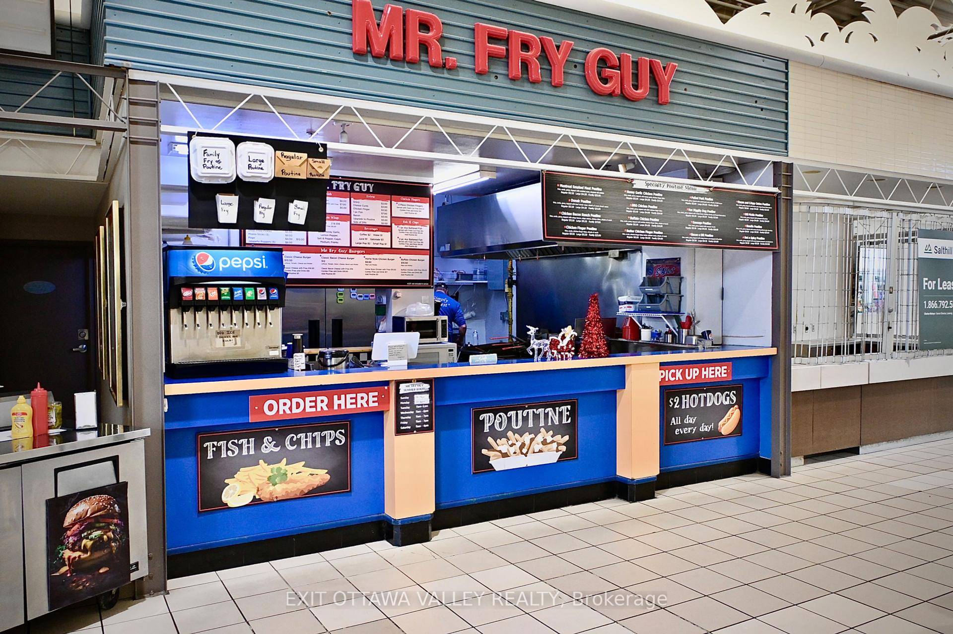 An incredible turnkey business opportunity awaits in the heart of the bustling Pembroke Mall Food Court !