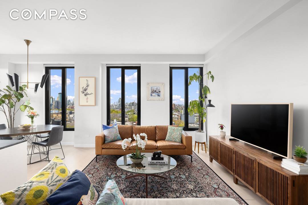 A sprawling three bedroom, two and a half bathroom residence offering over 1, 600 square feet of interior space, complete with a private balcony, and triple exposures that open up ...