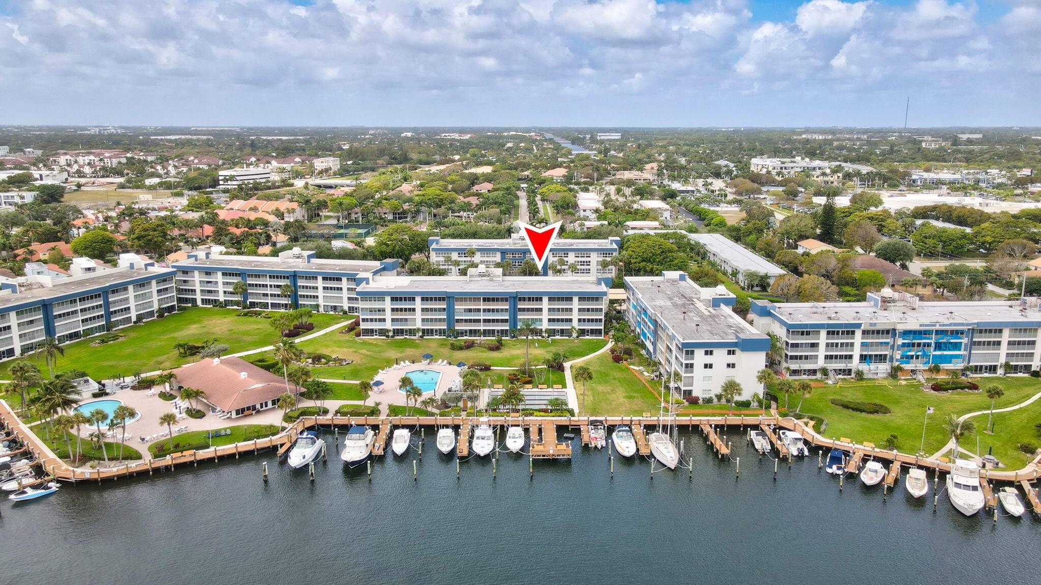 Lowest priced condo in this coveted 55 East Delray waterfront community !