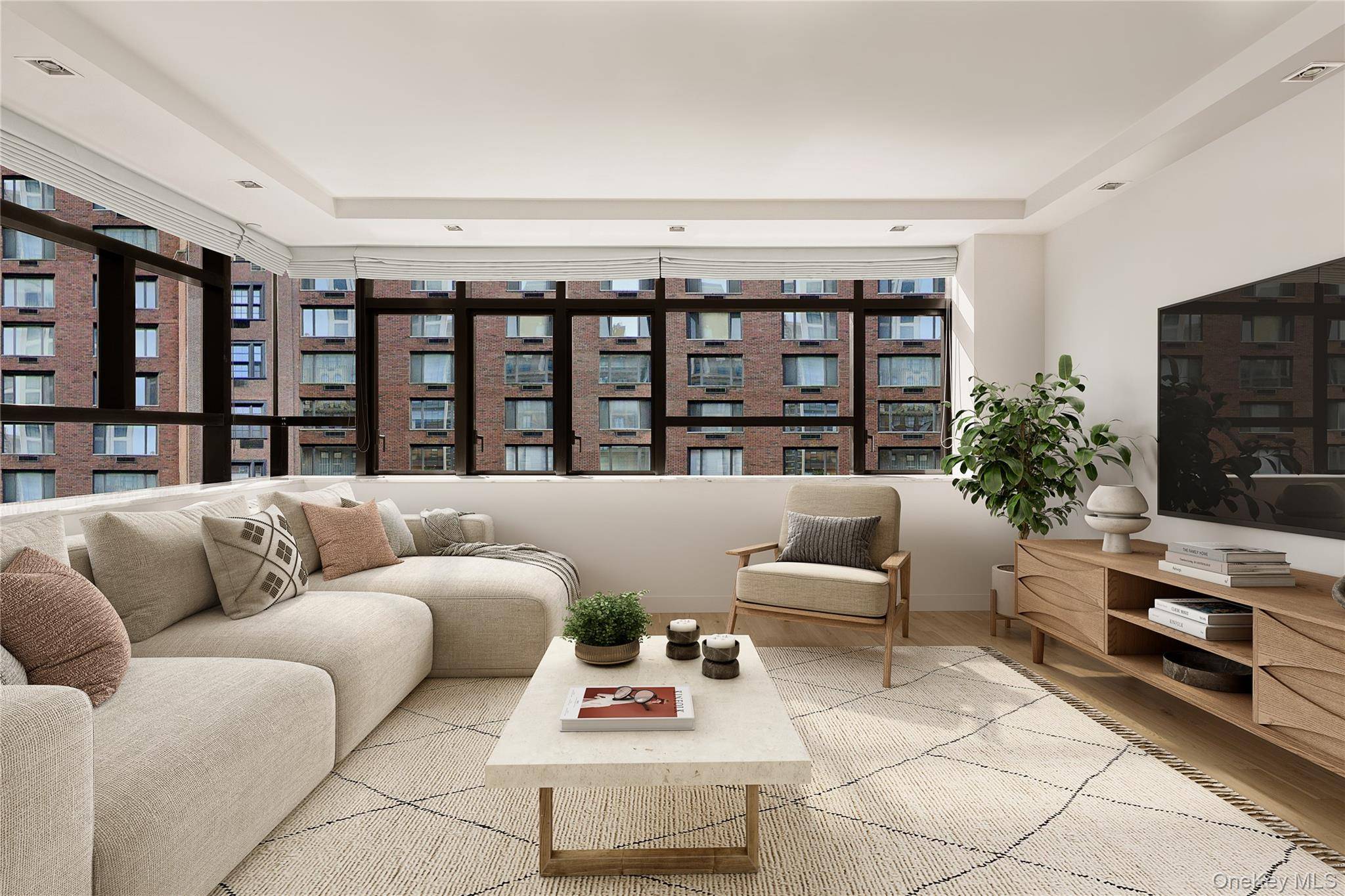 Elevated Duplex Living with East River Views in Sutton Place Enter directly through your private 9th floor keyed elevator access into this 1, 716 square foot, two bedroom, two bathroom ...