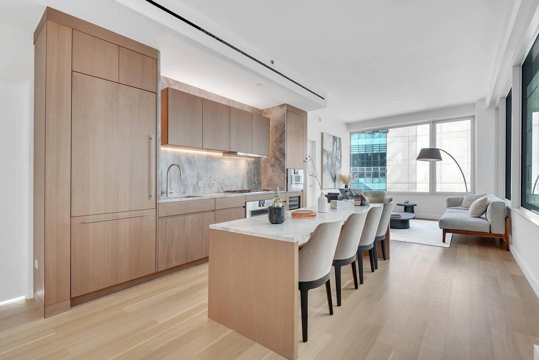 south West and north facing Corner two bedrooms with washer and dryer and two and half baths with wrapped around oversized windows provide ample sunlight from every directions.