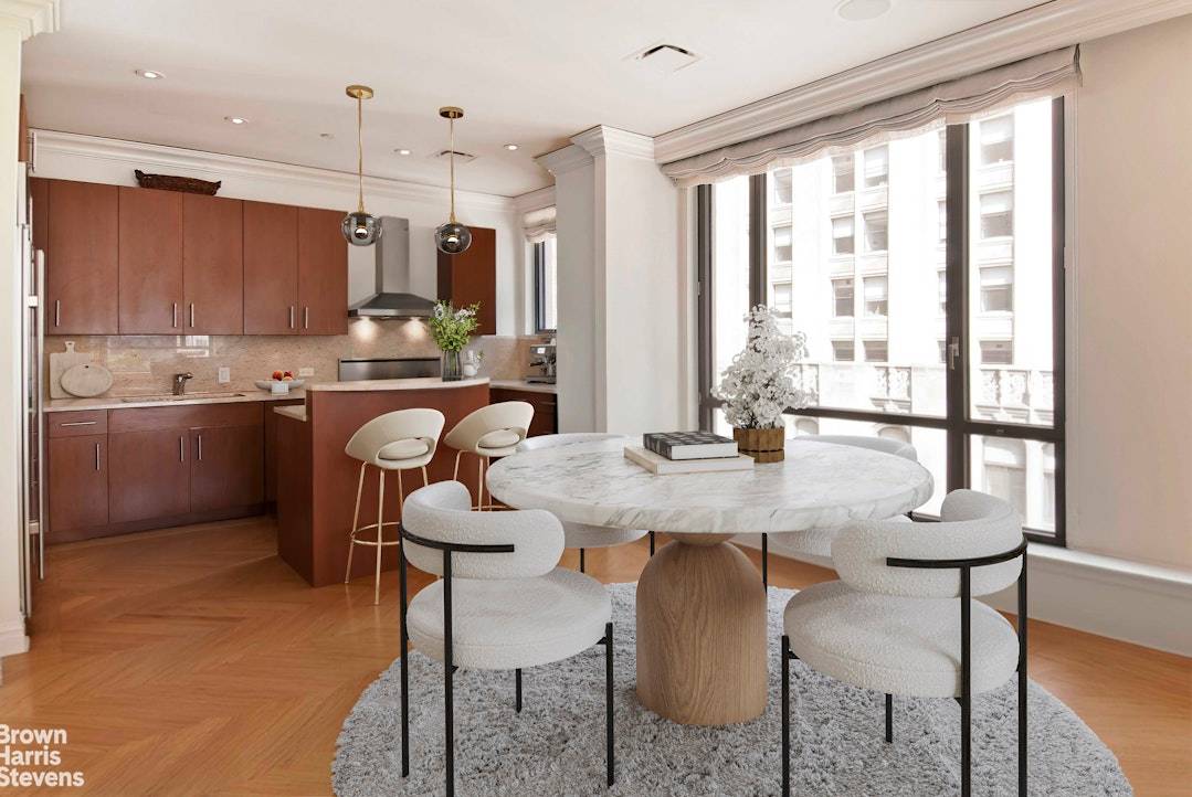 Rare full floor facing Madison Square Park.