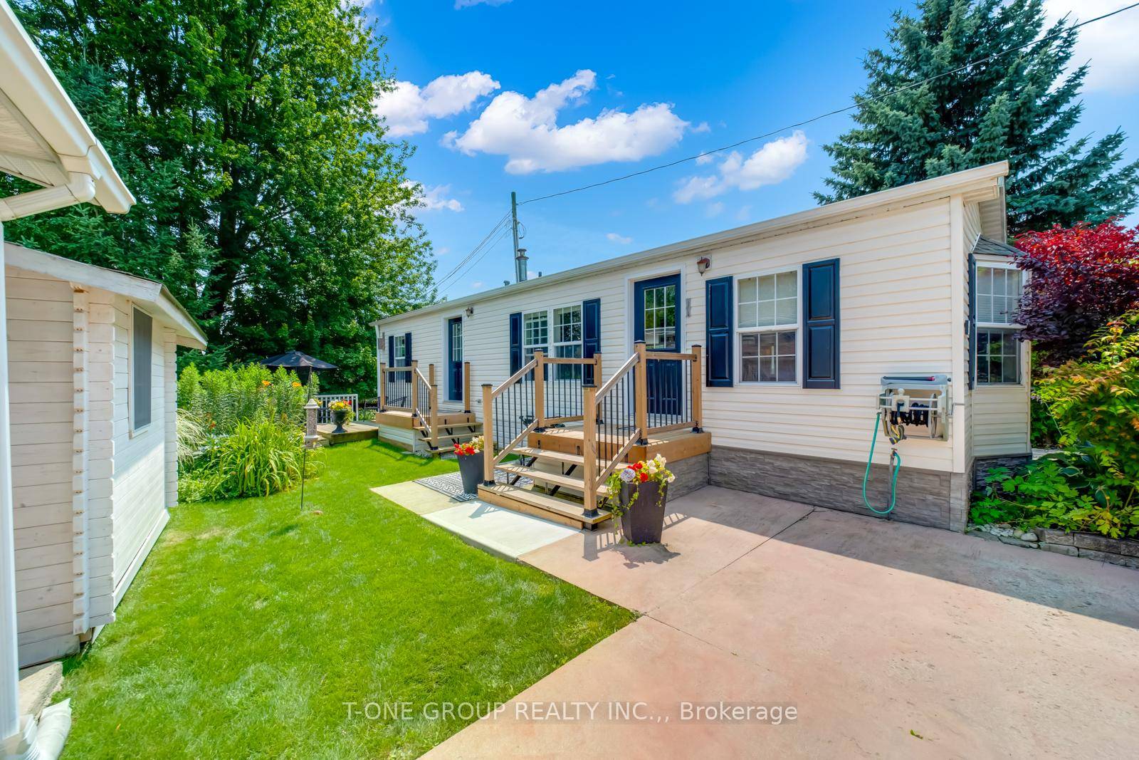 Welcome To 6 Golden Pond Road, A Charming 740 Square Foot Freehold Bungalow Nestled In sought after Mini Lakes, A Gated Community South Of Guelph.