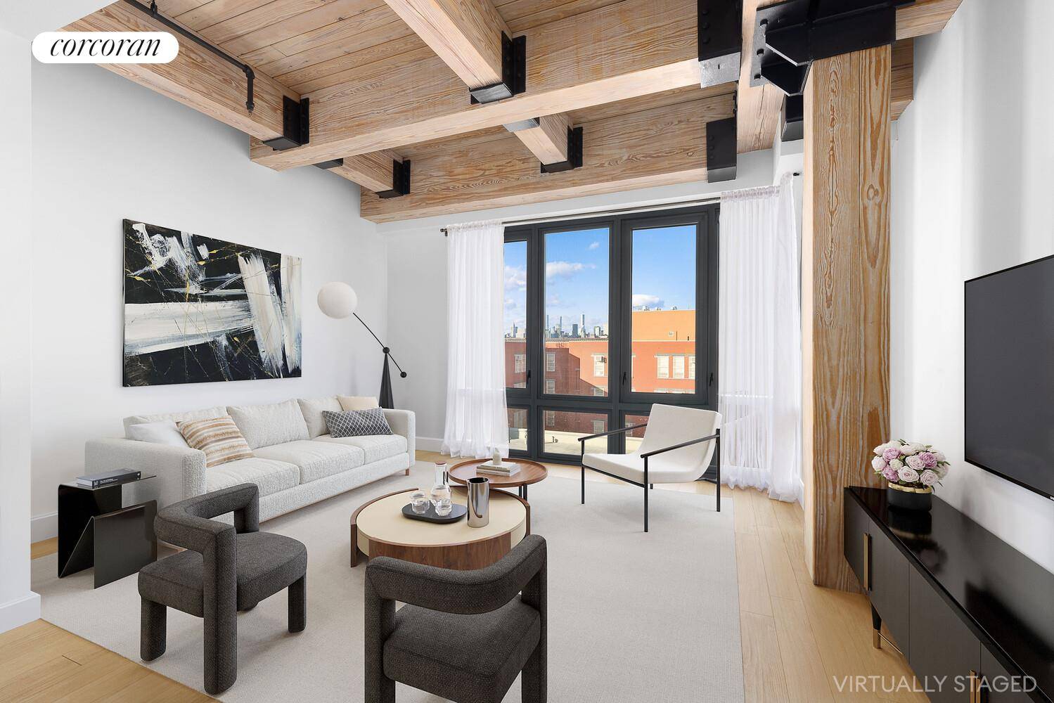 Welcome to Residence 5H at 710 Metropolitan Avenue, the FIRST RESALE apartment at the highly sought after Umbrella Factory in Williamsburg.