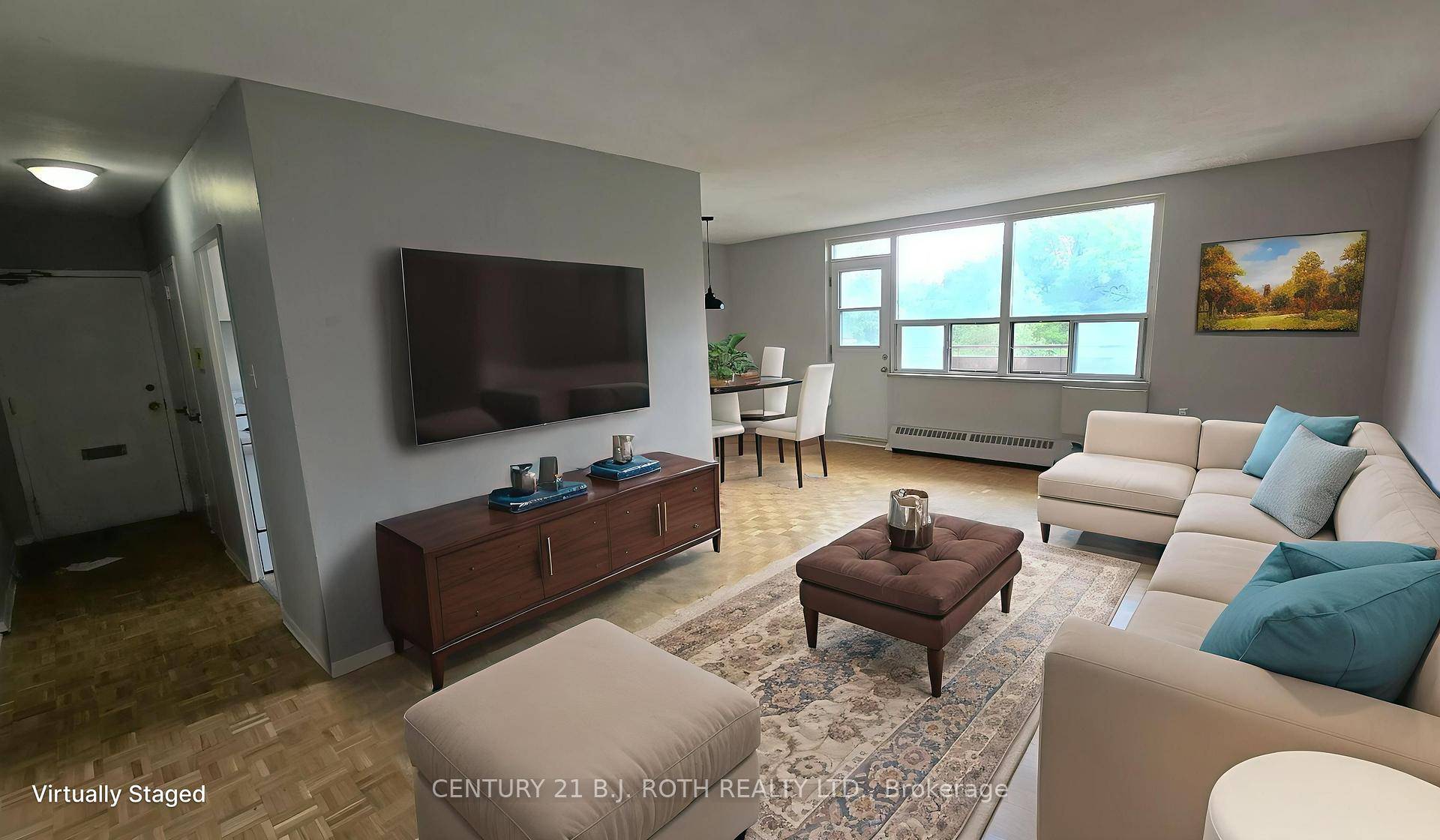 Spacious 2 Bedroom Apartment with Scenic Balcony Overlooking Berczy Park Now Available for Rent.