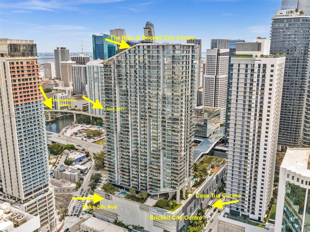Stunningly renovated residence in one of Brickell s most Sexy and iconic and sought after buildings THE RISE Brickell City Centre.