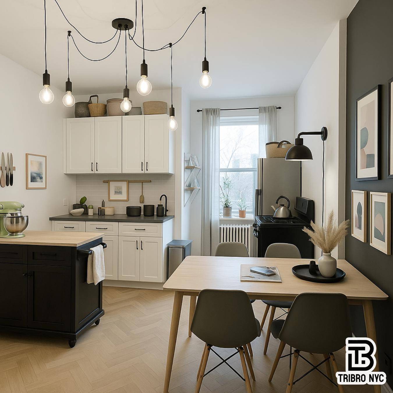 Beautiful 2 bed on a tree lined block.