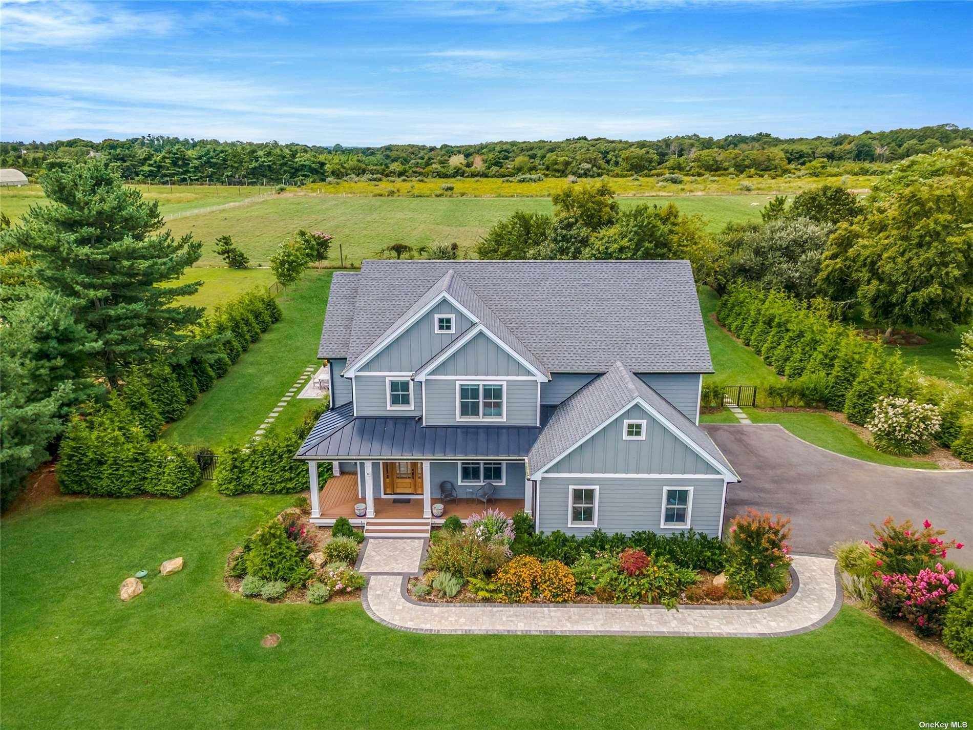 A Modern Sanctuary Where Design, Privacy, and Lifestyle Align Set at the end of a long, tree lined private drive and bordered by protected farmland, this spectacular home offers rare ...