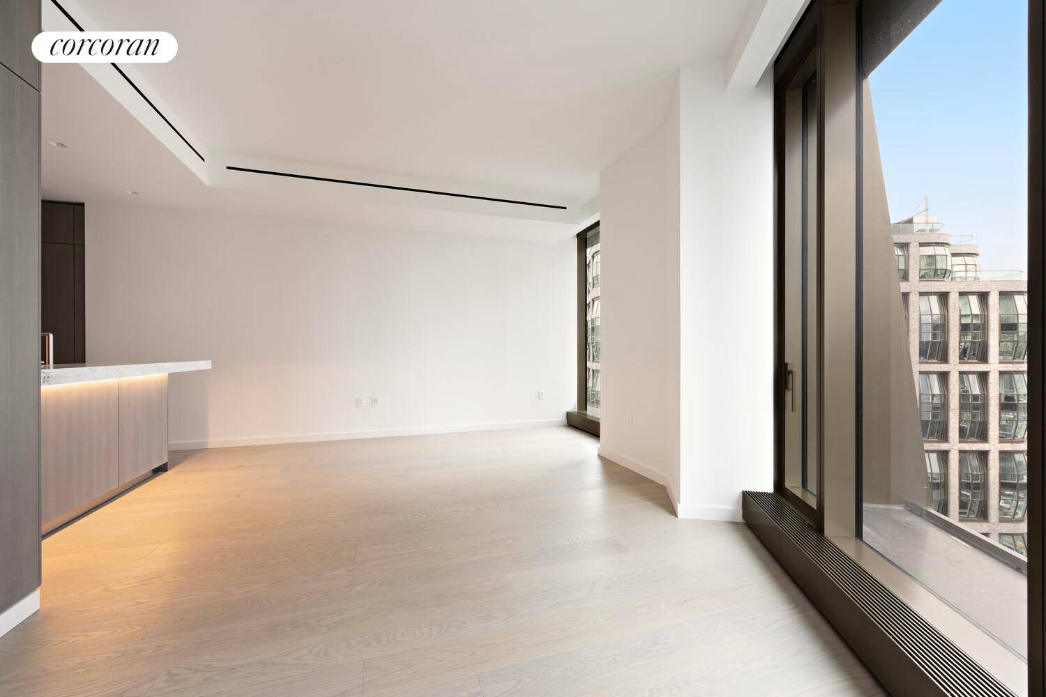 The highest one bedroom unit available at One High Line, with 1 higher ceilings than the units on lower floors.