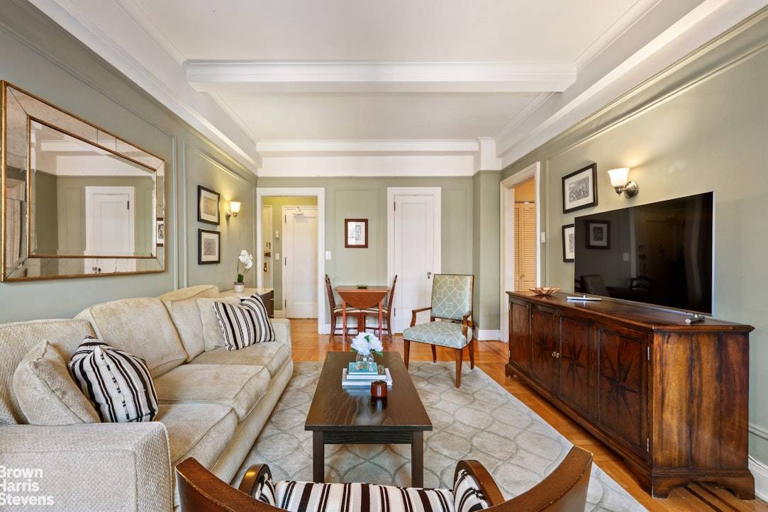 Sun Drenched Prewar Charm on a Prime Tree Lined Block Perfectly positioned on one of the area's most coveted tree lined blocks, this spacious and light filled prewar one bedroom ...