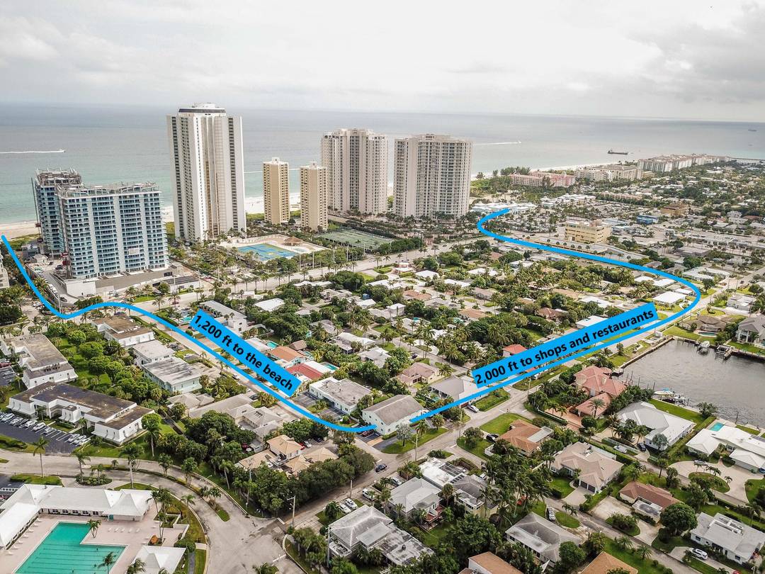 Prime Singer Island multi unit compound available for lease, featuring two buildings with a total of 9 units, up to 20 bedrooms and 12 bathrooms.