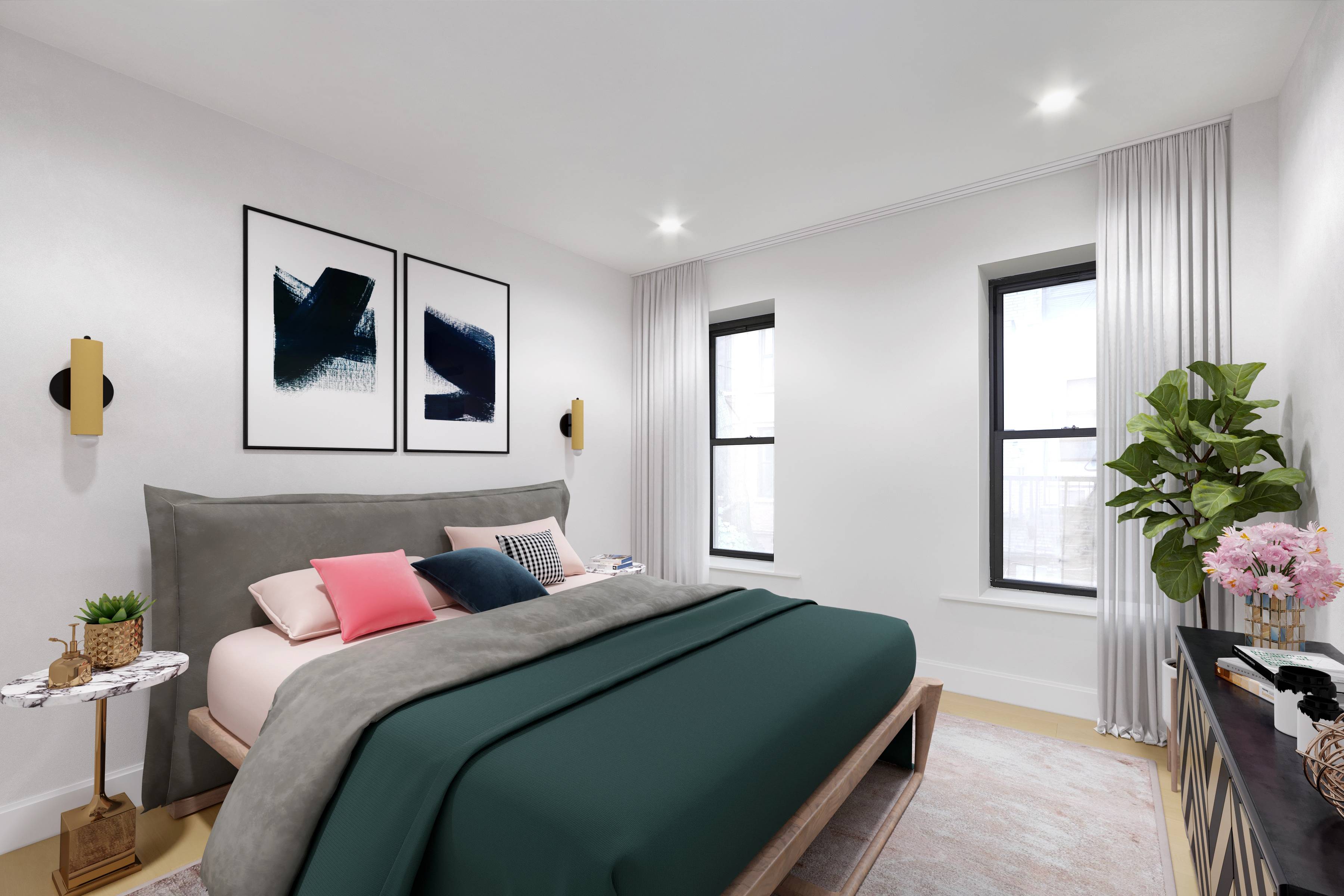 This inviting brand new one bedroom sunny and spacious home has been thoughtfully designed to provide residents with best in class appliances and technology outfitted with Kohler hardware, Sonos smart ...