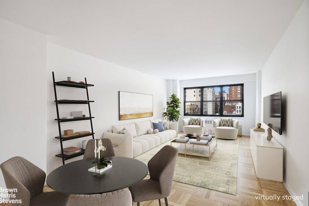 Welcome to this bright and spacious one bedroom home located in a well maintained, full service condop in the heart of Lenox Hill.