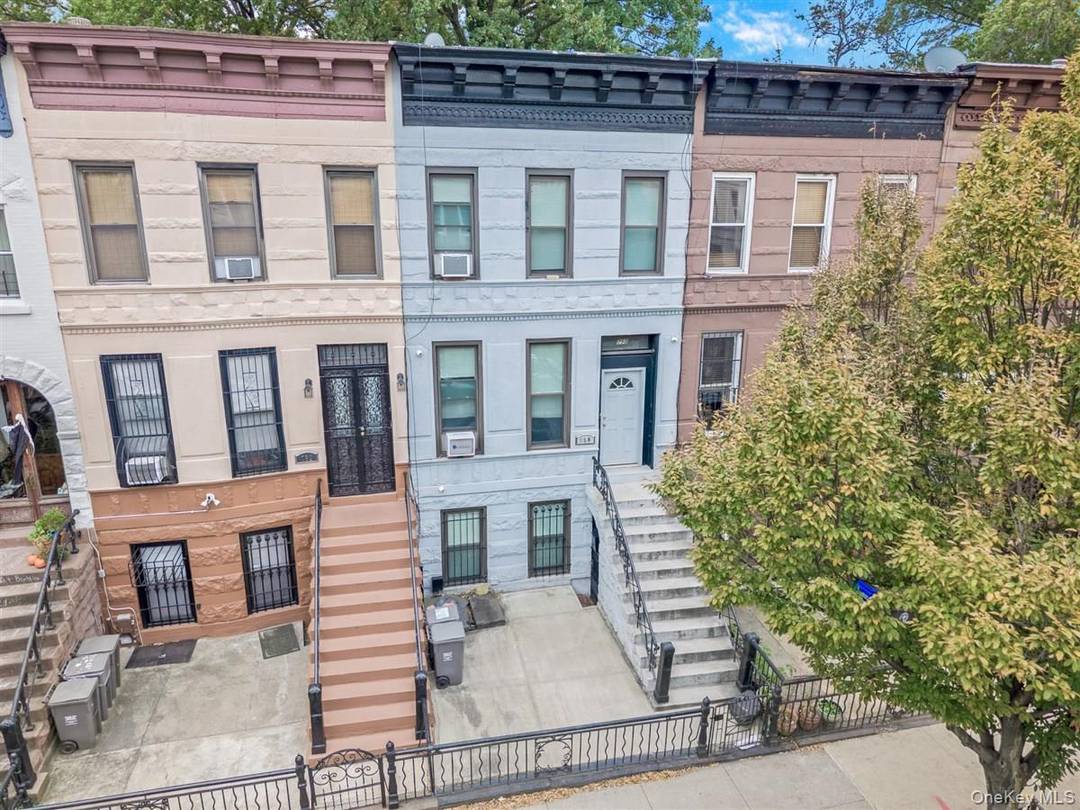 Delivered Vacant Gorgeous 3 story, 2 family Brownstone, located in Bedford Stuyvesant Brooklyn.