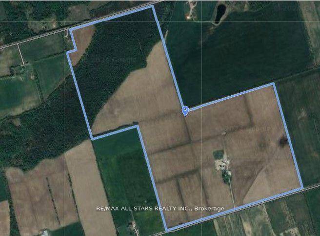 258 Acres as per MPAC all in one parcel with 2 road frontages ; 196 acres of workable lands that are systematically tile drained on 30' amp ; 40' intervals ...