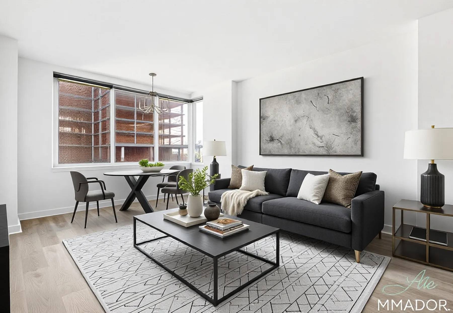 A groundbreaking green building with a striking glass and metal facade, 80 Dekalb rises 36 stories in the heart of Fort Greene, at the intersection of downtown and brownstone Brooklyn.